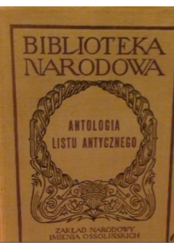 Antologia listu antycznego