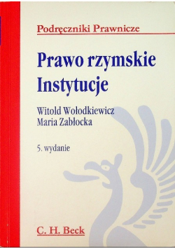 Prawo rzymskie Instytucje