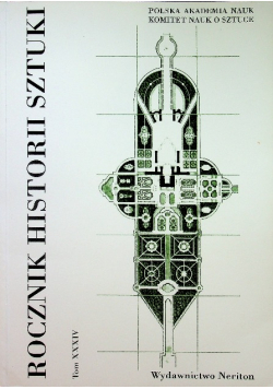 Rocznik Historii Sztuki Tom XXXIV