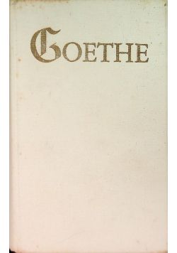 Goethe Wybór pism estetycznych