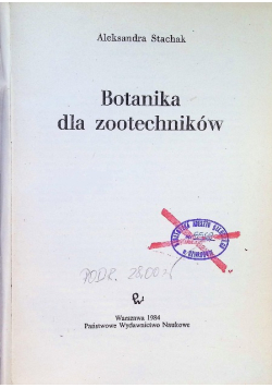 Botanika dla zootechników