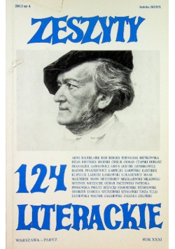Zeszyty Literackie Nr 4 / 13