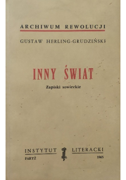 Inny świat. Zapiski sowieckie