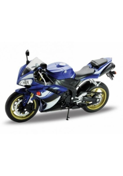 Motocykl Yamaha YZF-R1 granatowy 1:10 WELLY