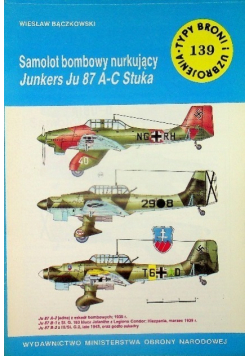 Samolot bombowy nurkujący Junkers Ju 87 A - C Stuka
