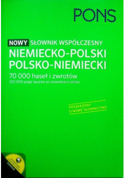 Nowy słownik duży niemiecko - polski polsko - niemiecki