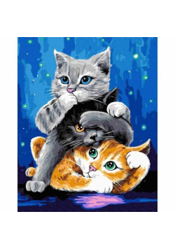 Malowanie po numerach - Kotki 40x50cm