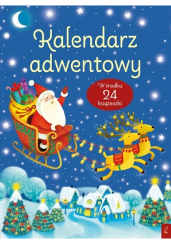 Kalendarz adwentowy niebieski