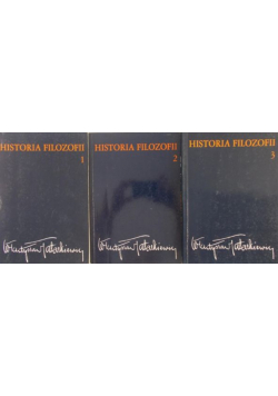 Tatarkiewicz historia filozofii  Tom 1 do 3