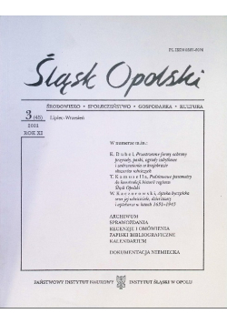 Śląsk opolski  Nr 3 (45) / 01