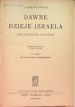 Dawne dzieje Izraela