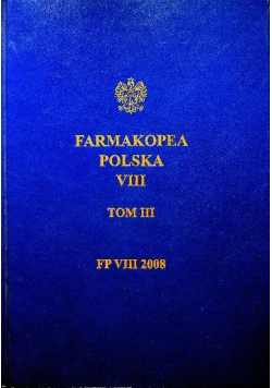 Farmakopea Polska VIII Tom 3