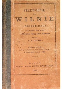 Przewodnik po Wilnie 1889 r.