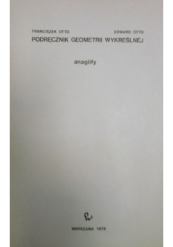 Podręcznik geometrii wykreślnej