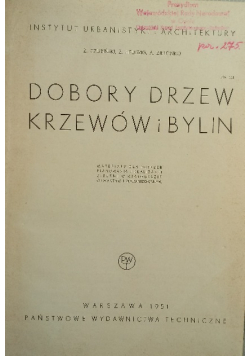 Dobory Drzew Krzewów i Bylin