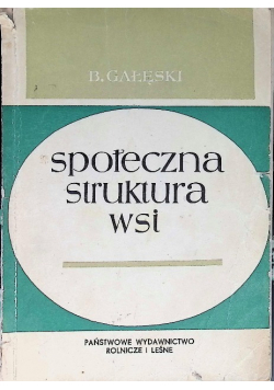 Społeczna strukturą wsi