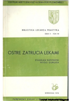 Ostre zatrucia lekami