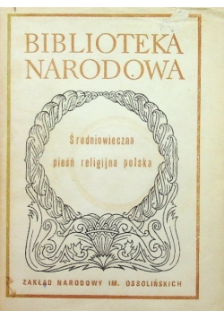 Średniowieczna pieśń religijna polska
