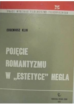 Pojęcie romantyzmu w estetyce Hegla