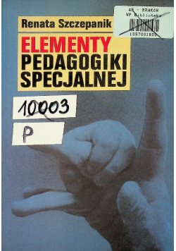 Elementy pedagogiki specjalnej