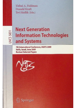 Next Generation Information Technologies and Systems