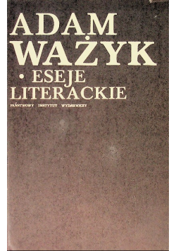 Ważyk Eseje literackie