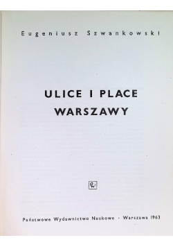 Ulice i place Warszawy