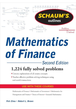 Schaums Outline of Mathematics of Finance