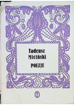 Miciński Poezje