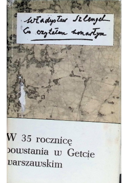 Co czytałem umarłym