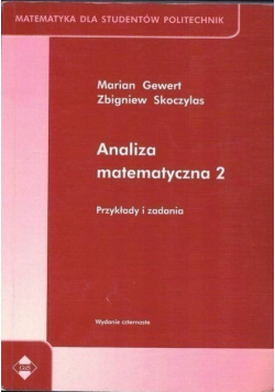 Analiza matematyczna Tom 2 Przykłady i zadania