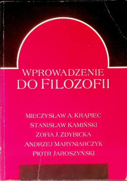 Wprowadzenie do filozofii