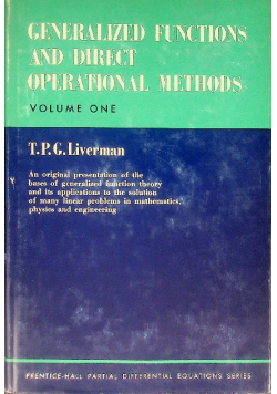 Generalized Functions and Direct Operational Methods