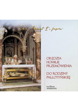 Jan Paweł II papież Orędzia Homilie Przemówienia do Rodziny Pallotyńskiej