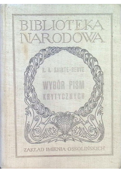 Wybór pism krytycznych