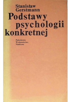 Podstawy psychologii konkretnej