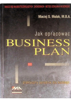 Jak opracować business plan