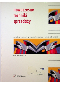 Nowoczesne techniki sprzedaży