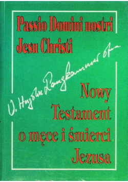 Nowy Testament o męce i śmierci Jezusa
