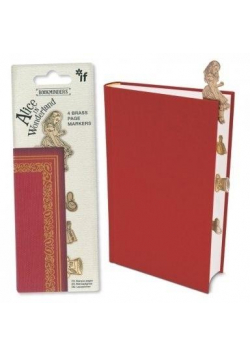 Bookminders Alice in Wonderland metalowe zakładki