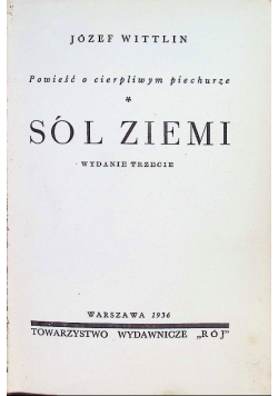 Sól ziemi, 1936r.