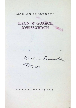 Sezon w górach jowiszowych