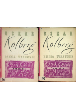 Kolberg Dzieła wszystkie Lubelskie Tom 1 i 2