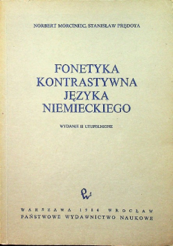 Fonetyka kontrastywna języka niemieckiego