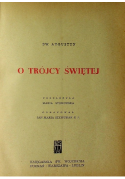 O trójcy Świętej