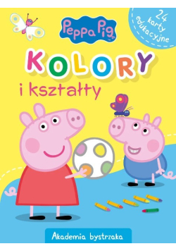 Świnka Peppa.  Kolory i kształty