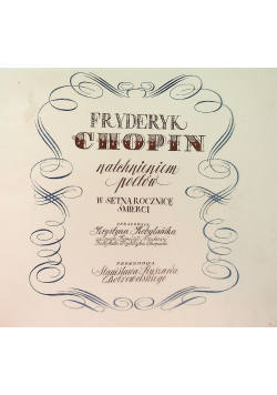 Fryderyk Chopin natchnieniem poetów 1949 r.
