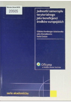 Jednostki samorządu terytorialnego jako beneficjenci środków europejskich