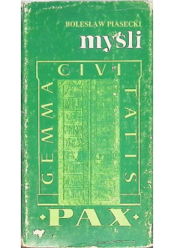 Piasecki myśli