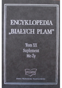 Encyklopedia Białych Plam Tom XX Suplement